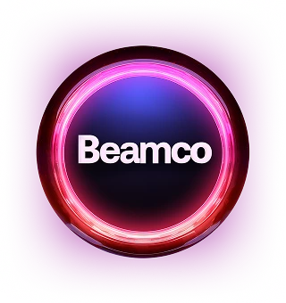 Beamco foundation mark on a light field